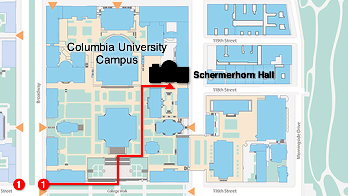 Schermerhorn Hall Map